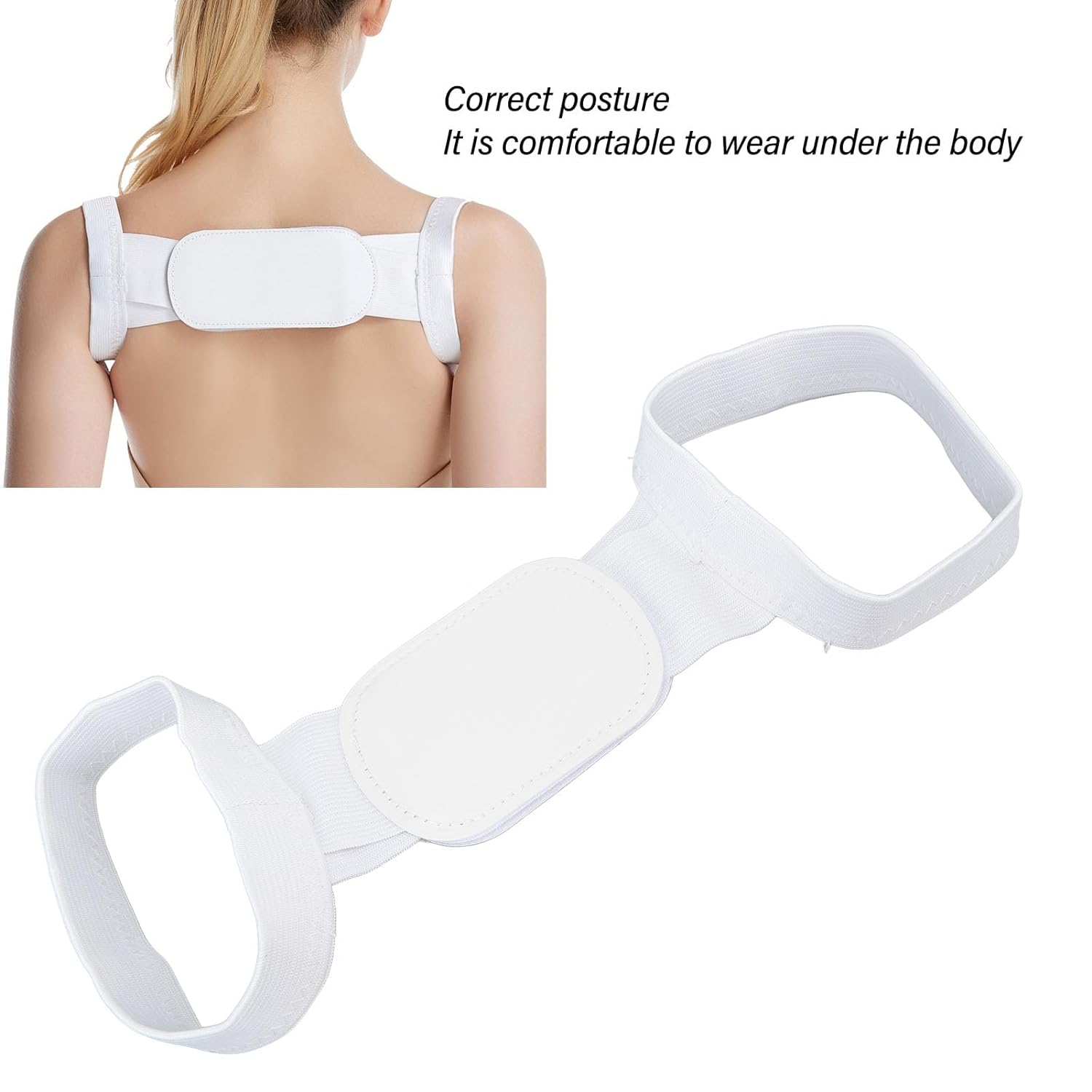 6628 Back and Shoulder Posture Corrector for Adult and Child Corset, Back Support Band, Corrective Orthosis, Posture Correction Health-wh Back Brace Shoulder Support Back Support Belt 6628 Back and Shoulder Posture Corrector for Adult and Child Corset, Back Support Band, Corrective Orthosis, Posture Correction Health-wh Back Brace Shoulder Support Back Support Belt